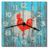 Red Rooster Decorative Kitchen Wall Clock