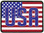 USA Patriotic Trailer Hitch Plug Cover