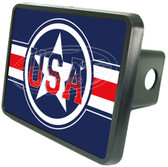 USA Stars & Stripes Trailer Hitch Plug