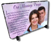 Personalized Marriage Prayer Stone Plaque
