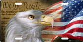 American Freedom Patriotic License Plate Tag
