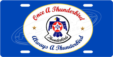 Thunderbirds License Plate Tag