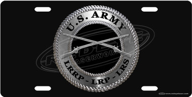Army LRS License Plate Tag