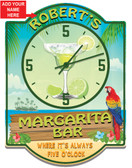 Personalized Margarita Bar Clock