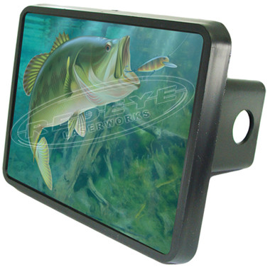 Bass Fishing Trailer Hitch Cover