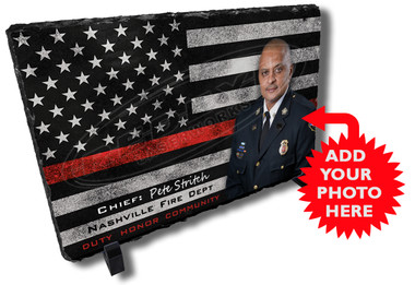Firefighter Personalized Stone Plaque
