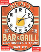 Bar and Grill Sign Orange