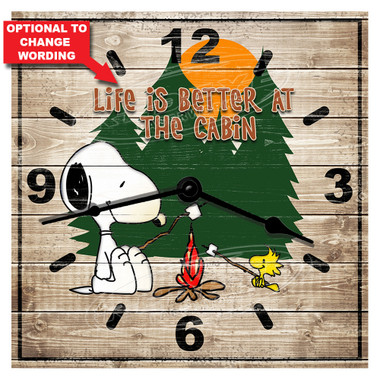 Personalized Cottage Life Decorative  Wall Clock