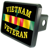 Vietnam Veteran Service Bar Trailer Hitch Plug Cover