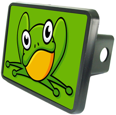 Green Frog Trailer Hitch Plug Cover