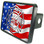 Firefighter American Flag 2" Trailer Hitch Plug