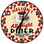 Personalized All Night Diner Vintage Wall Clock