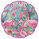 Paradise Welcome Flamingo Themed Wall Clock
