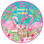 Personalized Pink Flamingos Decorative Wall Clock