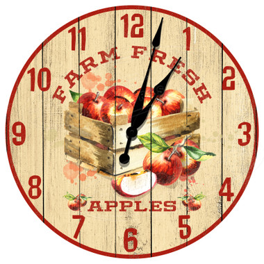 Apple Farm Themed Decorative Wall Clock
