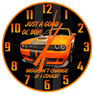 Good Old Boy Muscle Car Decorative Wall Clock