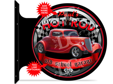 Hot Rod Speed Shop Garage Red