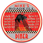 Roadkill Diner Home Kitchen Metal Sign