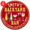 Backyard Bar Metal Patio Sign Red