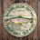 Trout Fishing Cottage Outdoor Hanging Sign