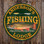 Fishing Lodge Metal Hanging Wall Sign