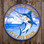 Blue Marlin Fishing Metal Hanging Wall Sign