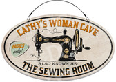 Sewing Room Woman Cave Sign - Customized