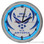 Air Force USAF Light Up 16" Neon Wall Clock 