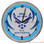 Air Force USAF Light Up 16" Neon Wall Clock