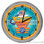 Retro 50's Diner Light Up 16" Orange Neon Wall Clock