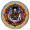 American Firefighter Light Up 16" Neon Wall Clock  Orange