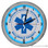 EMT Medical Light Up 16" Blue Neon Wall Clock