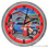 Full Service Gas Station Light Up 16" Red Neon Garage Wall Clock