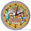 Parrot Tiki Bar Light Up 16" Orange Neon Garage Wall Clock