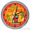 Tequila Parrot Tiki Bar Light Up 16" Red Neon Wall Clock  