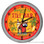 Tequila Parrot Tiki Bar Light Up 16" Red Neon Wall Clock