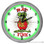 Rat Fink 16" Green Neon Wall Garage Clock