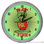 Rat Fink 16" Green Neon Wall Garage Clock