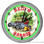 Rat Fink Race 16" Green Neon Wall Garage Clock