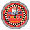 Retro Diner 16" Red Neon Wall Garage Clock