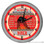 Retro Diner 16" Red Neon Wall Garage Clock
