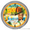 Tiki Hut Beach Paradise 16" Orange Neon Wall Garage Clock 