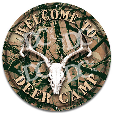 Deer Camp Welcome Sign