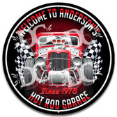 Hot Rod Garage Custom Sign