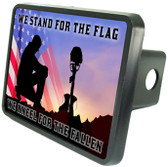 Honor The Fallen Patriotic Trailer Hitch Plug Cover
