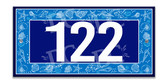 Beach Shells Ceramic Tile House Number Address Sign