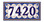 Mosaic Address Tile Blue
