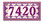 Mosaic Address Tile Purple