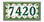 Mosaic Address Tile Green