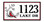 Bird Nest Ceramic Tile House Number Address Sign Red